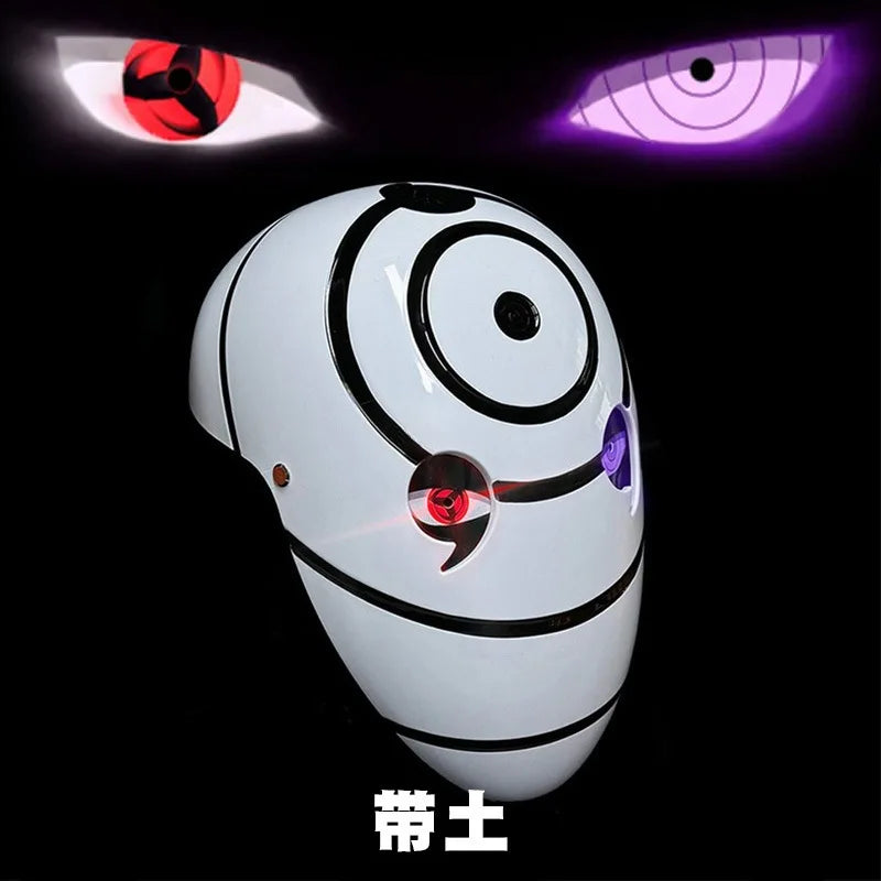 Obito Uchiha Light-Up Mask | Naruto Sharingan Cosplay Helmet Cosplay Masks & Helmets - The Eezee Shop