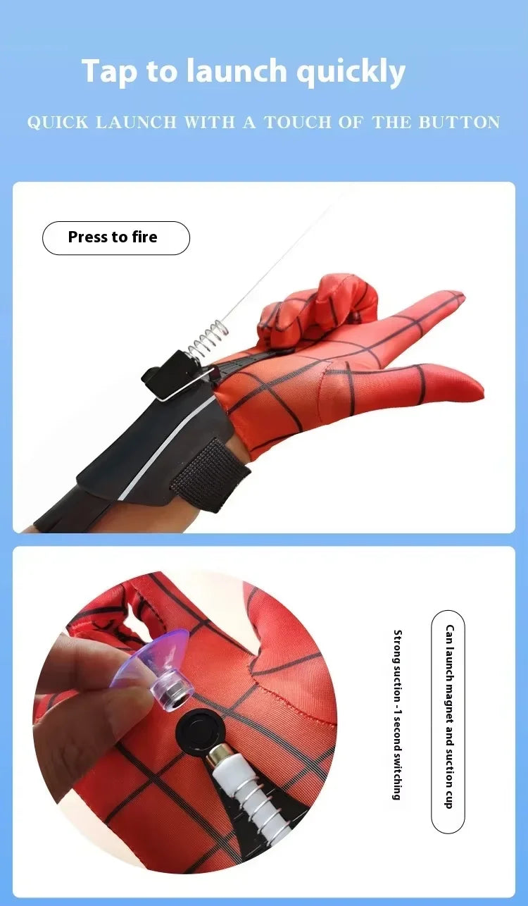 Spider-Man Web Shooter Wrist Launcher | Retractable Cosplay Prop Cosplay Props - The Eezee Shop