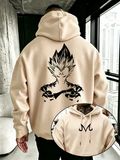 Majin Vegeta Fleece Hoodie | Dragon Ball Super Warm Pullover Hoodies & Sweatshirts - The Eezee Shop