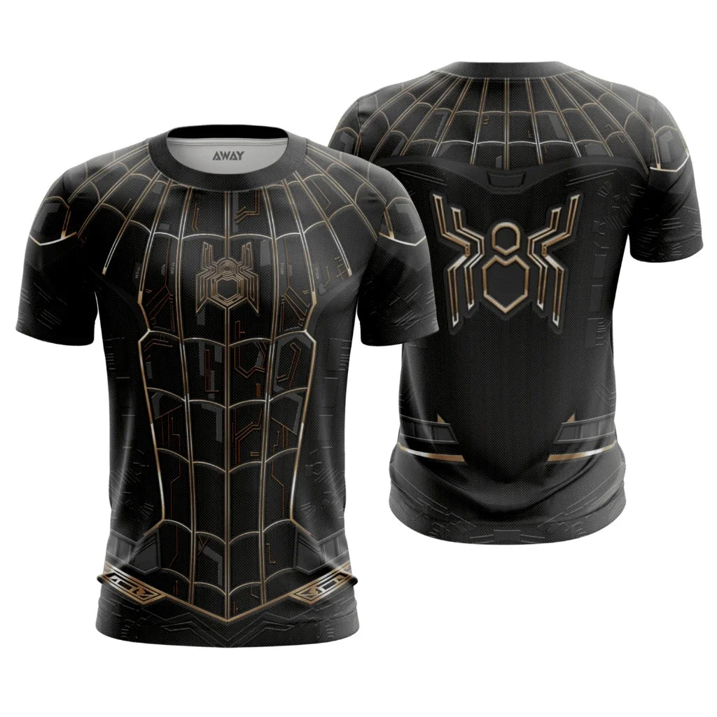 Spider Hero Family Matching Sports Top | Breathable Fitness Tee Gym & Compression Wear - The Eezee Shop