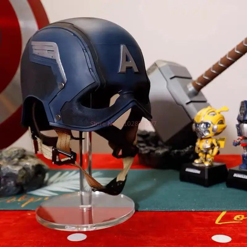 Captain America 1:1 Wearable Helmet | Avengers Display Mask Cosplay Masks & Helmets - The Eezee Shop