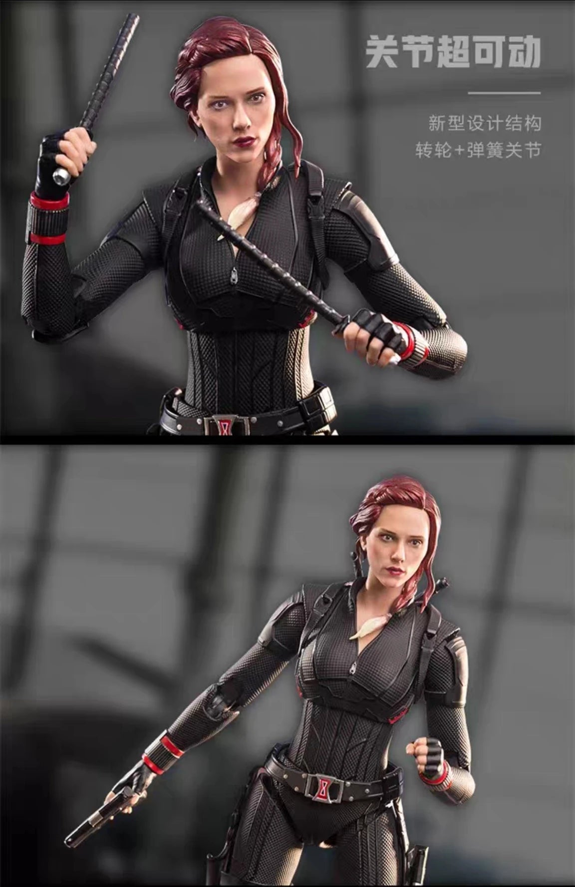 Black Widow Luminous Action Figure | Glow Version Collectible Collectible Figures - The Eezee Shop