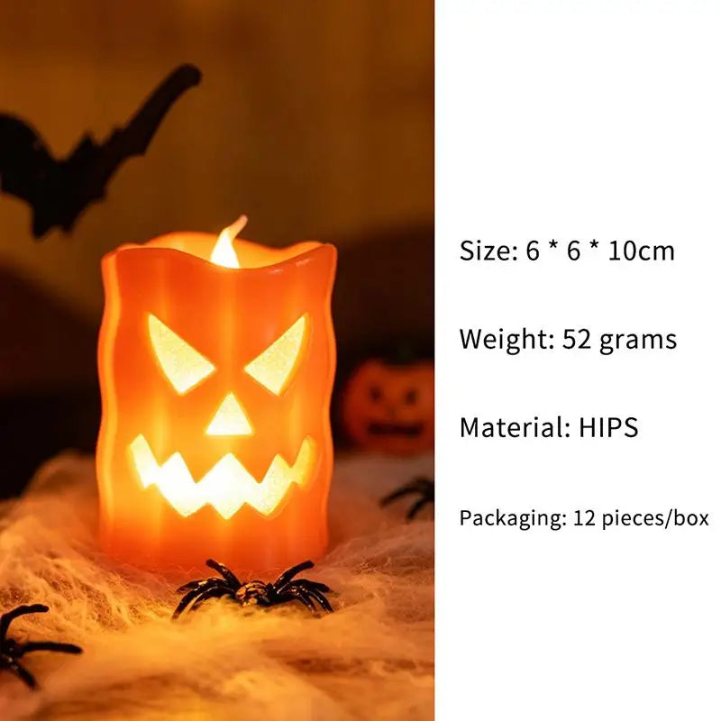 Skeleton Flameless LED Candle | Flickering Halloween Decor Halloween Lights - The Eezee Shop