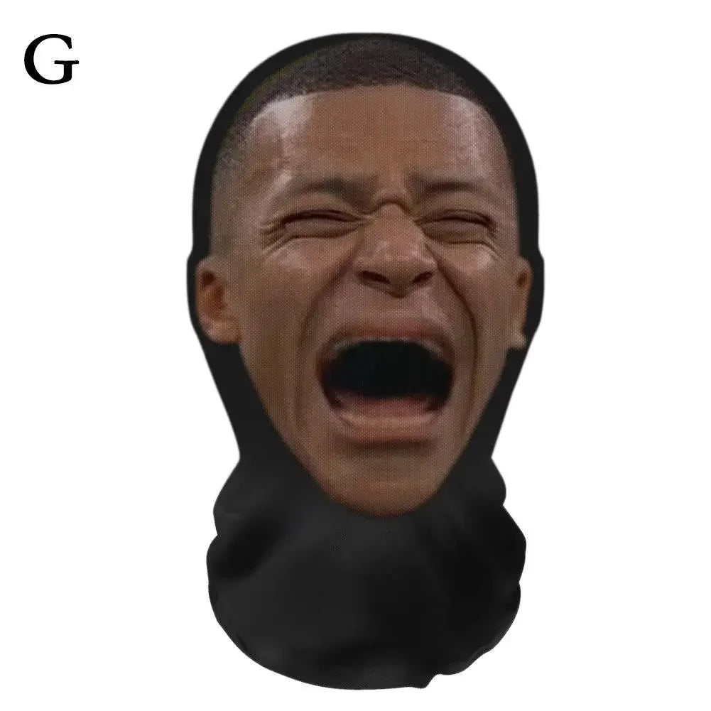 Printed Face Balaclava Mask | Novelty Full Face Halloween Mask Halloween Masks - The Eezee Shop