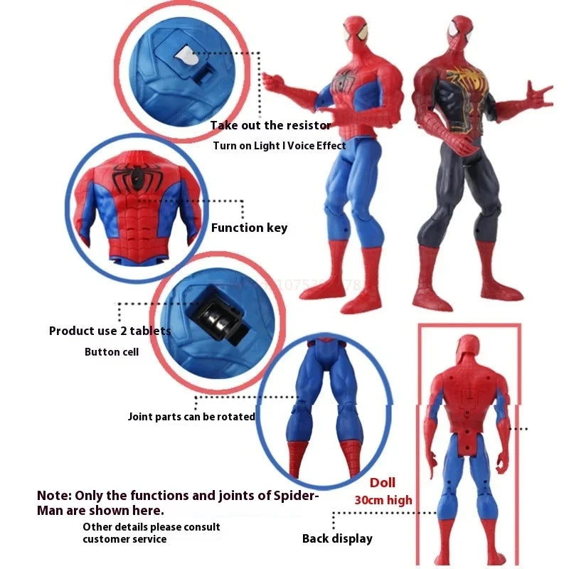 Avengers 30cm Light & Sound Action Figure | Kids Superhero Toy Collectible Figures - The Eezee Shop