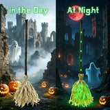 Glowing Bouncing Witch Broom | Sound Effects Halloween Prop Halloween Decorations - The Eezee Shop