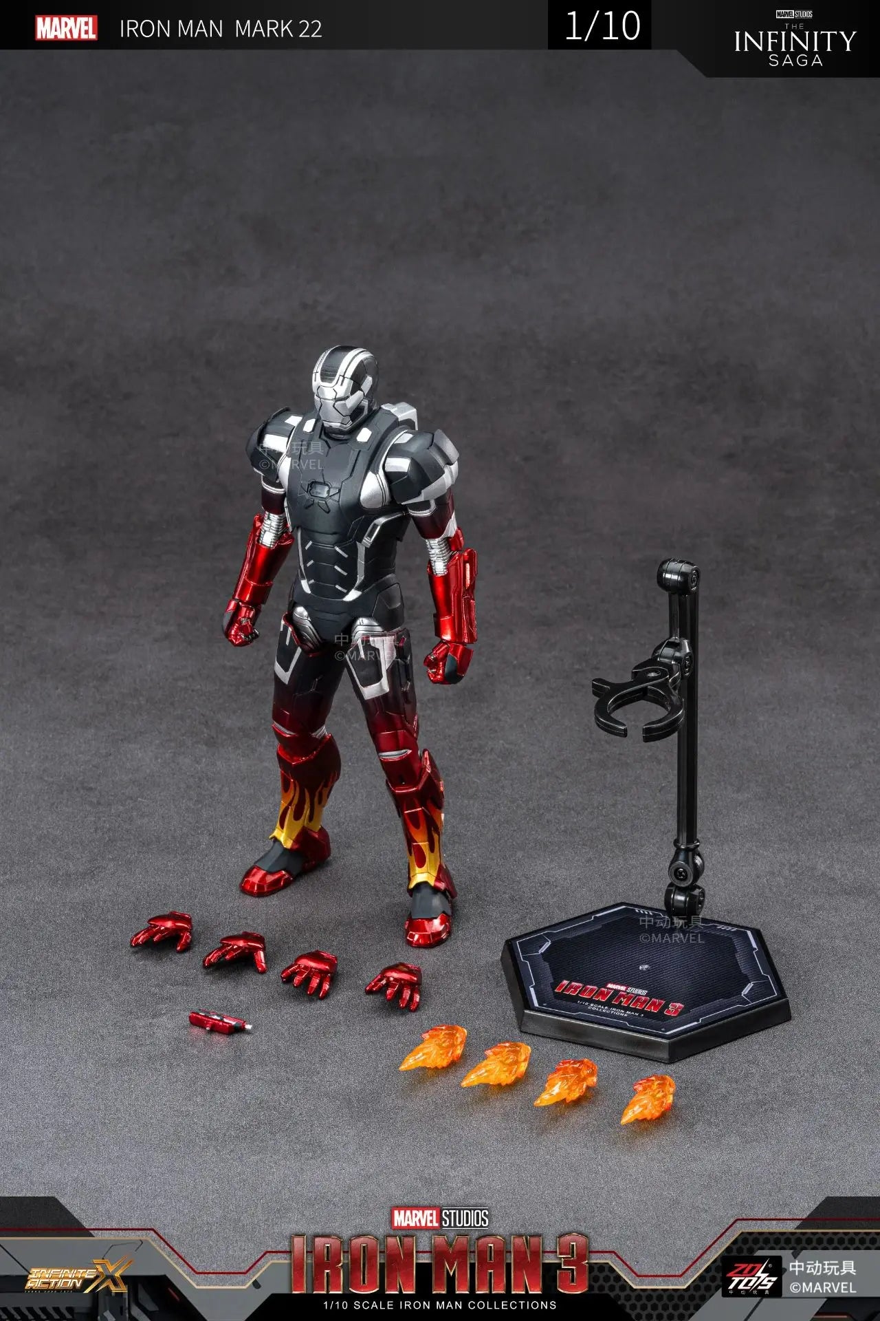 Iron Man Mark 35 Red Snapper Figure | Tony Stark Collectible Collectible Figures - The Eezee Shop