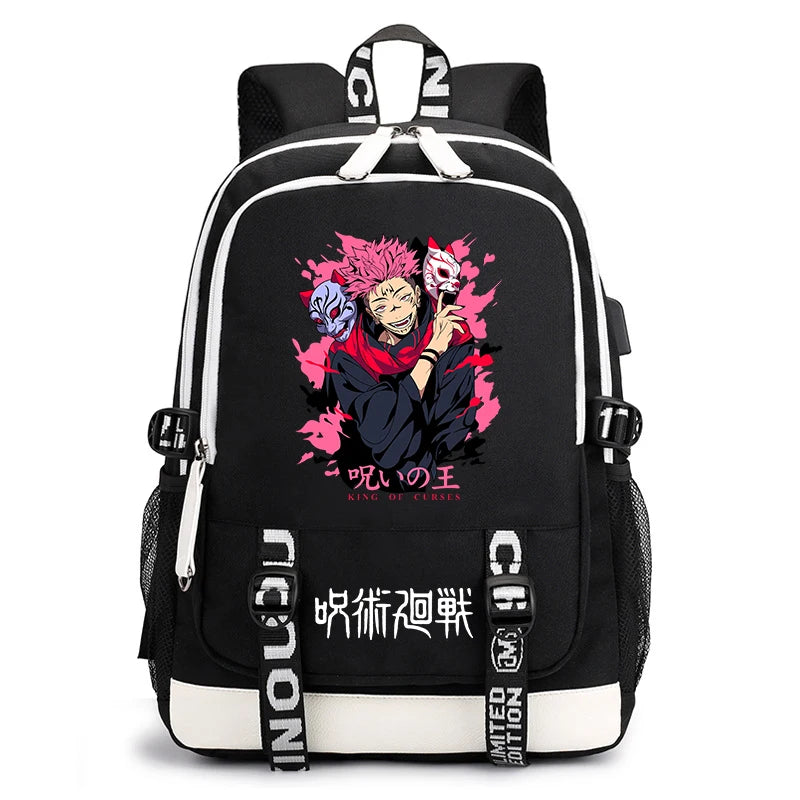 Jujutsu Kaisen Student Backpack | Lightweight Anime Daypack Backpacks - The Eezee Shop
