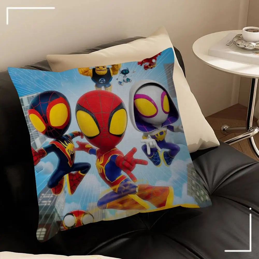 Spider-Man Cushion Cover | Classic Superhero Throw Pillow Case Throw Pillows - The Eezee Shop