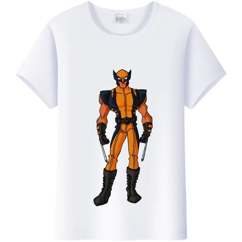 Kids Deadpool & Wolverine T-Shirt | Cartoon Summer Tee Graphic Tees - The Eezee Shop