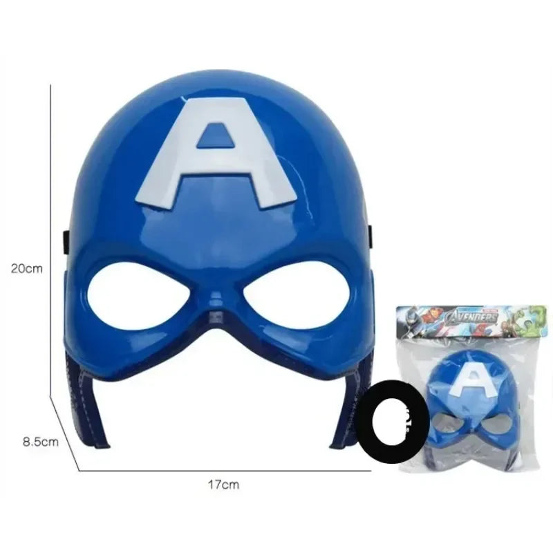 Captain America Light-Up Shield & Mask | 32cm Kids Costume Set Cosplay Props - The Eezee Shop
