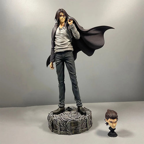 30cm Attack On Titan Gk Chikara Eren Jaeger Double Headed Statue PVC Other - The Eezee Shop