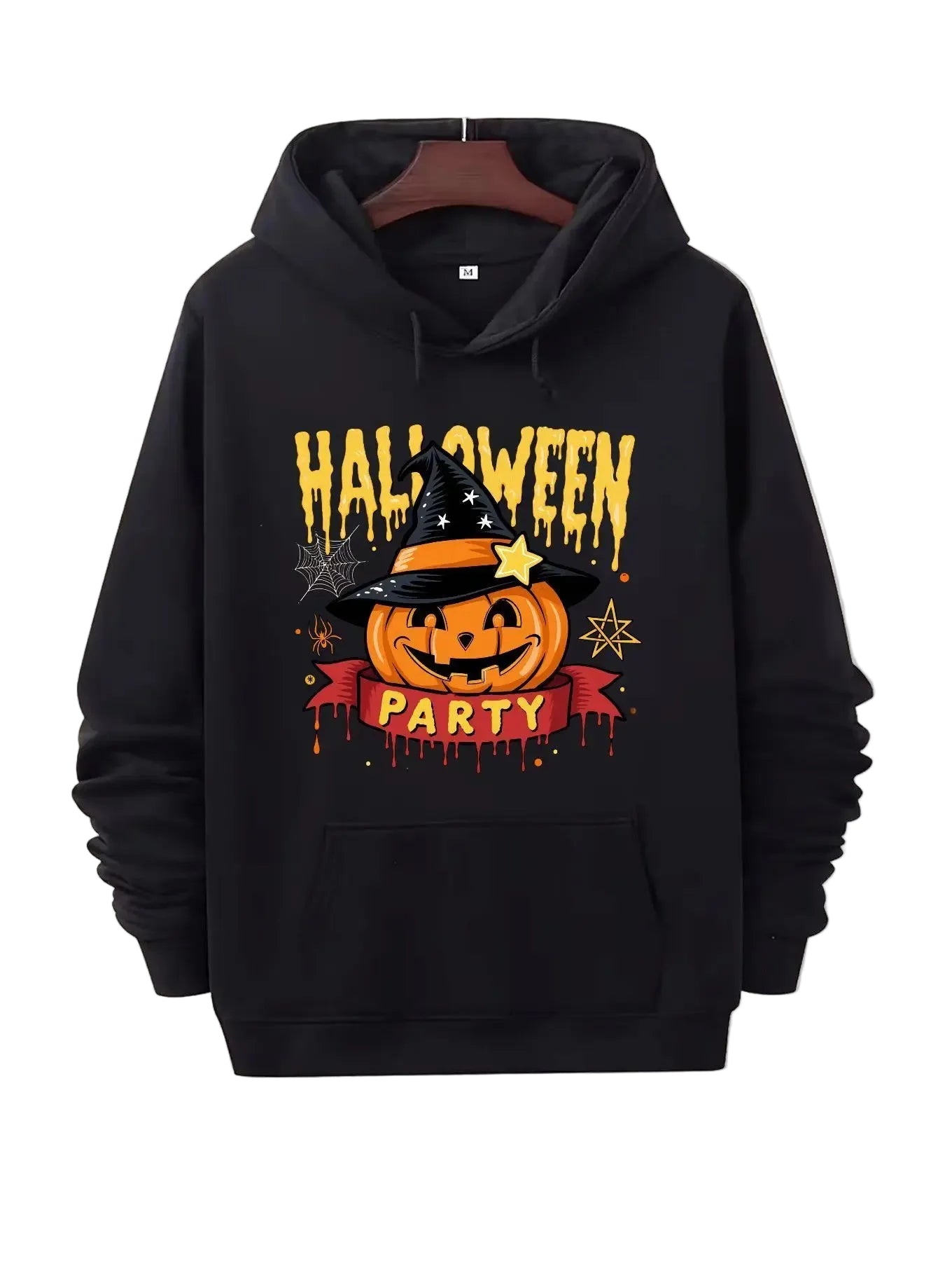 Pumpkin Witch Hat Halloween Hoodie | Soft Long Sleeve Pullover Hoodies & Sweatshirts - The Eezee Shop