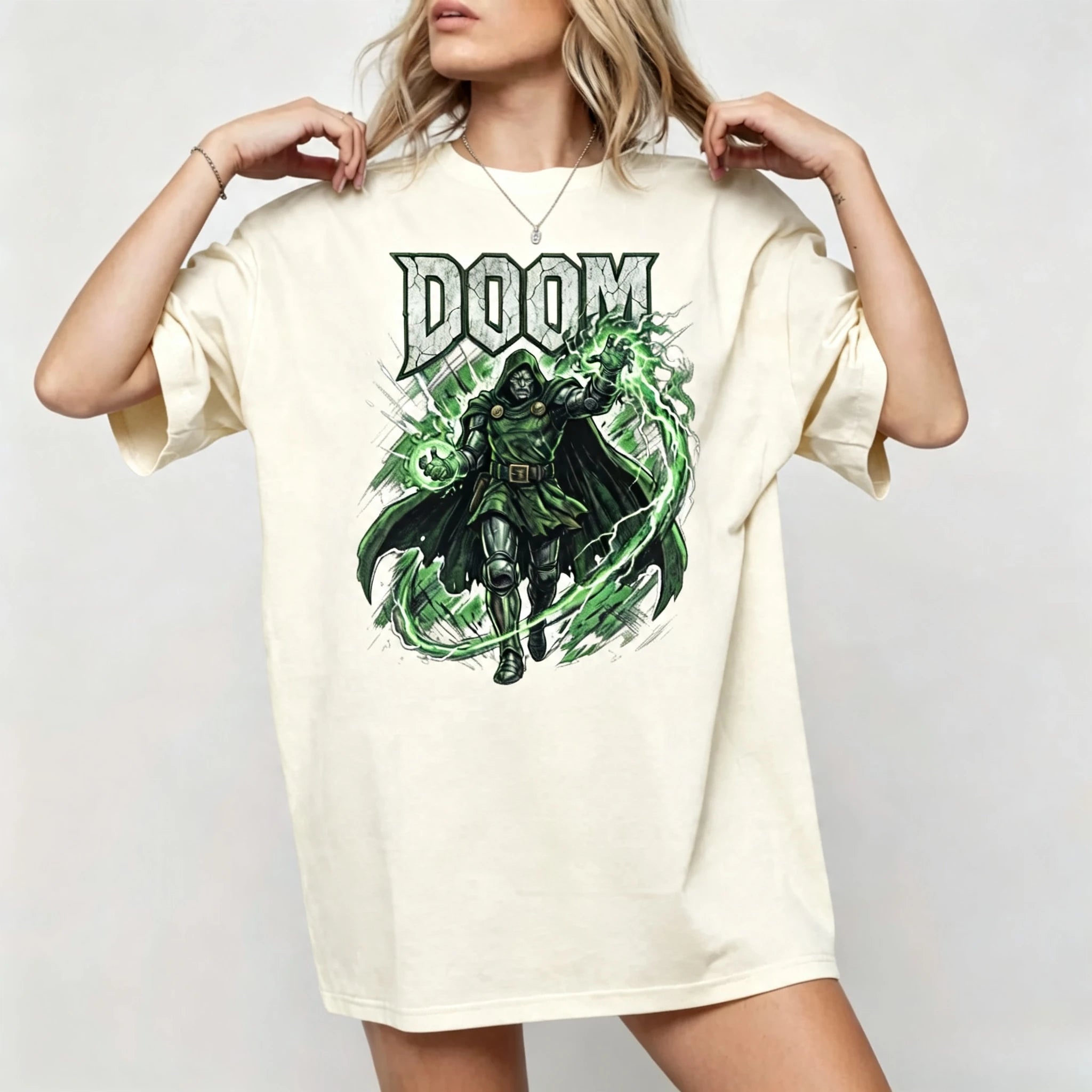 Doctor Doom Vintage T-Shirt | Unisex Retro Comic Graphic Tee Graphic Tees - The Eezee Shop