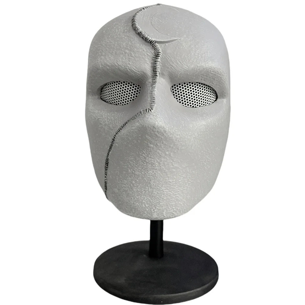 Moon Knight Resin Helmet | Full Face Mask with White Hood Cosplay Masks & Helmets - The Eezee Shop