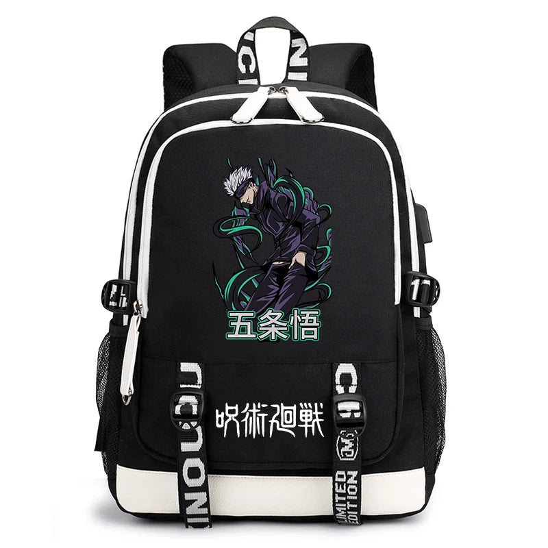 Jujutsu Kaisen Student Backpack | Lightweight Anime Daypack Backpacks - The Eezee Shop