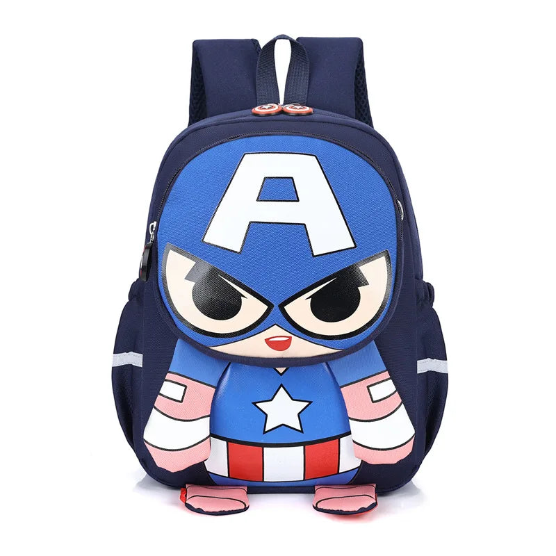 Spider-Man & Iron Man Kids Backpack | 3D Print School Bag Backpacks - The Eezee Shop