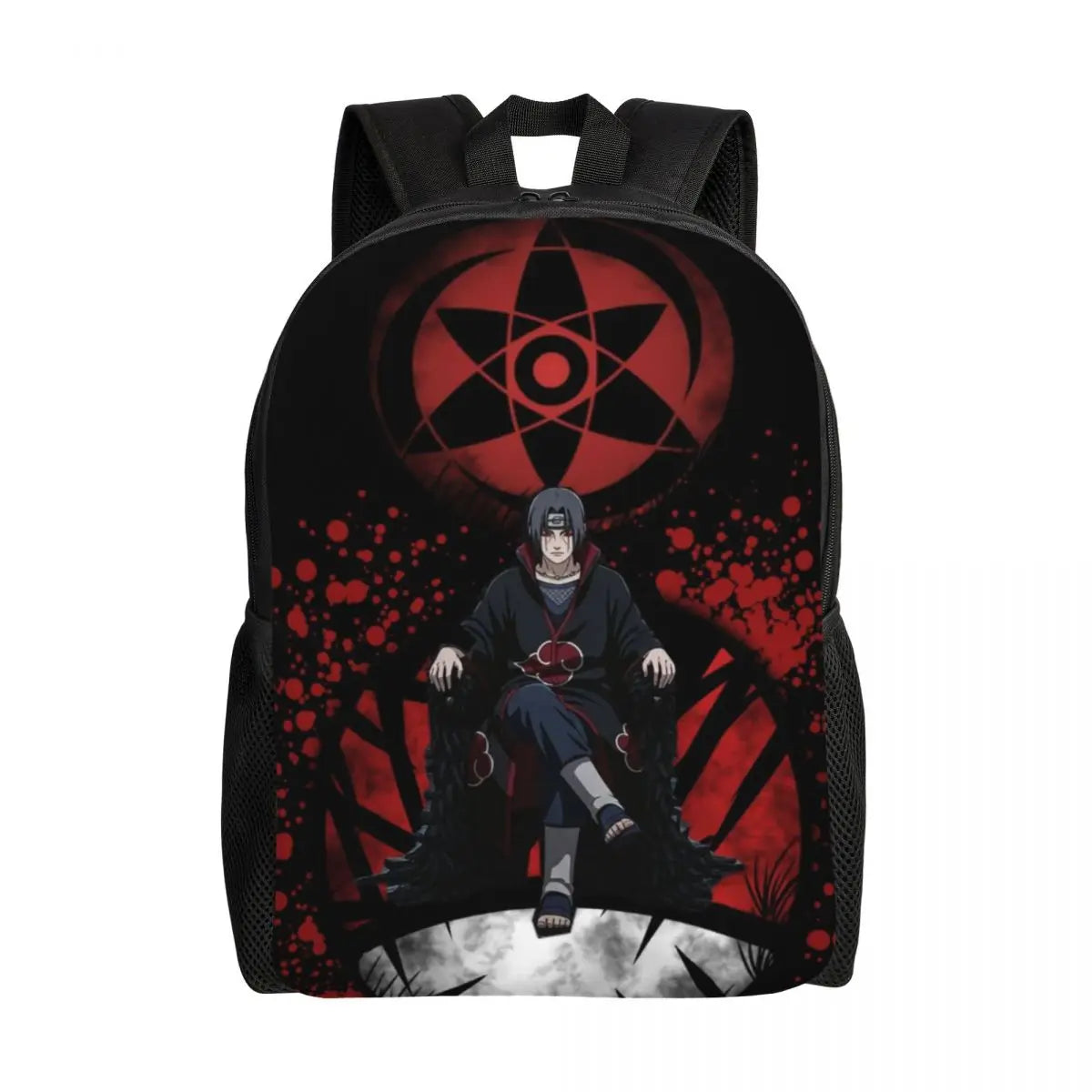 Sasuke Uchiha 3D Backpack | Naruto School & Travel Bookbag Backpacks - The Eezee Shop