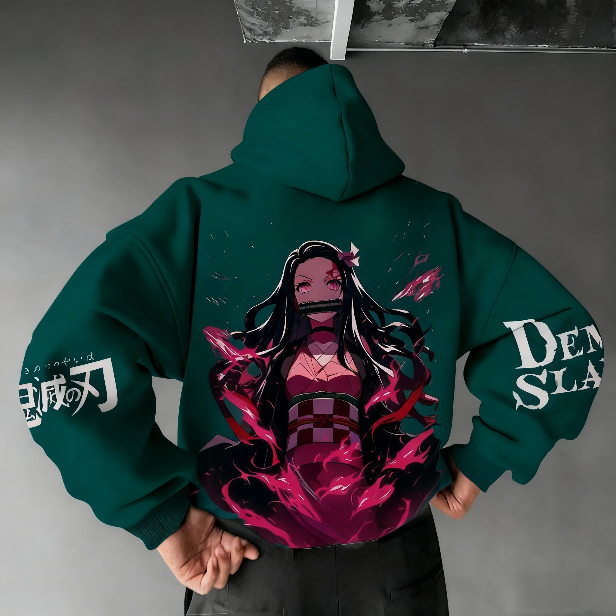 Nezuko Kamado Hoodie | Demon Slayer Parent-Child Sweatshirt Hoodies & Sweatshirts - The Eezee Shop