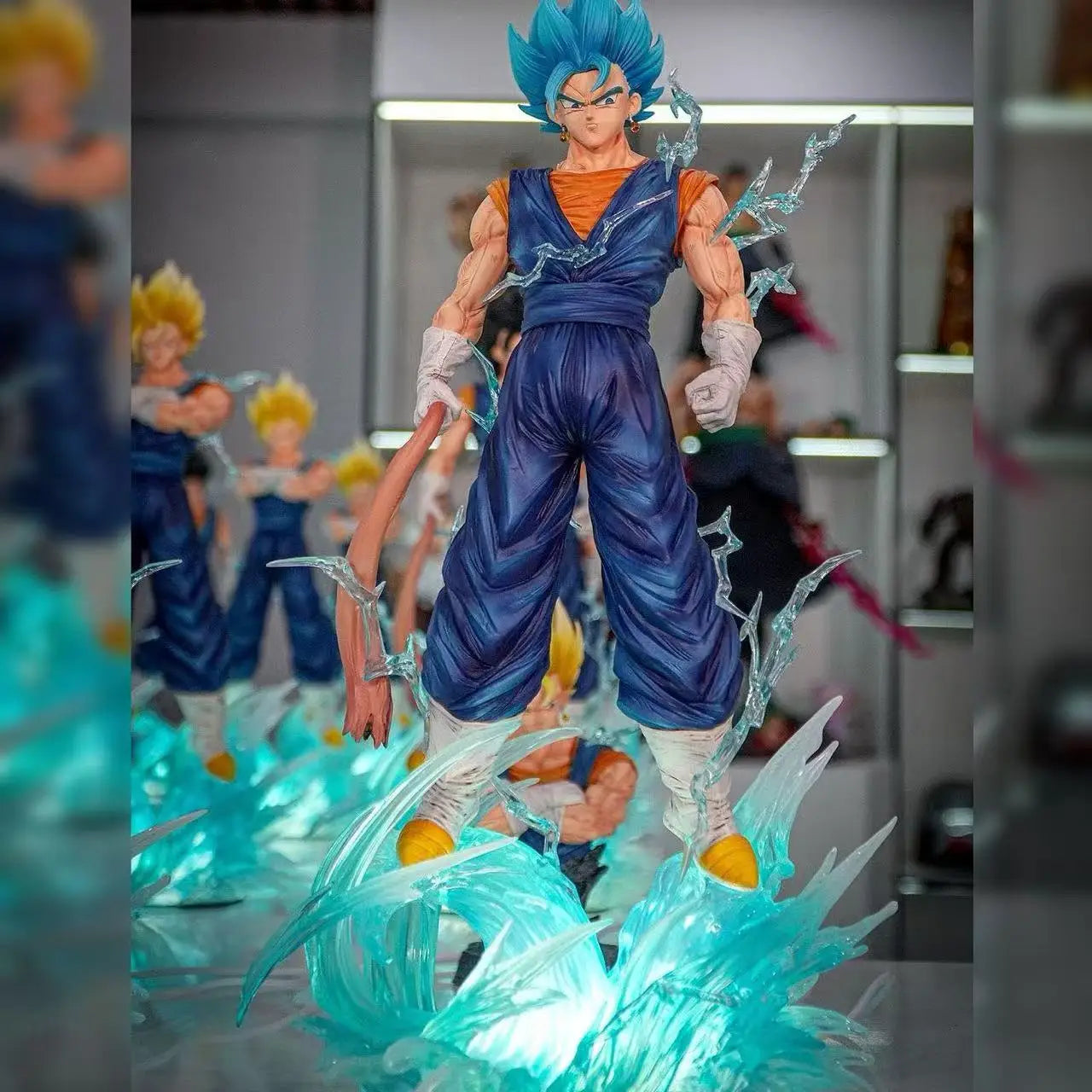 Vegito 38cm Statue with 3 Heads | Dragon Ball Z Figure Collectible Figures - The Eezee Shop