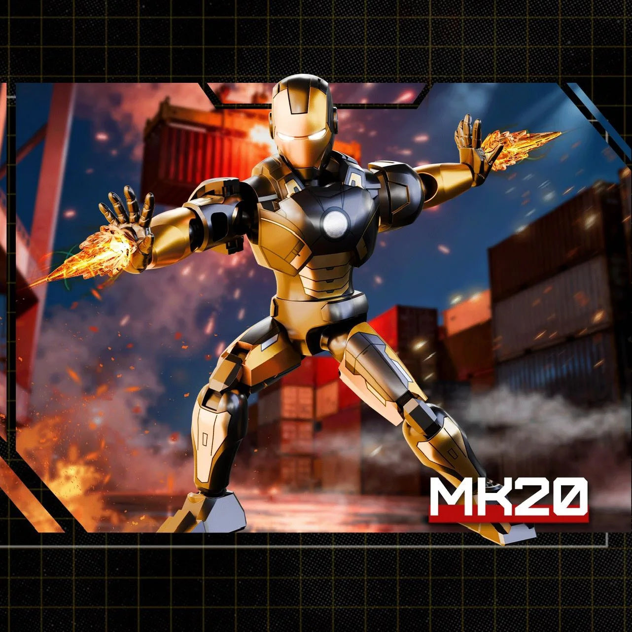 Iron Man Mark 17-24 Model Kit | DIY Armor Action Figure Collectible Figures - The Eezee Shop