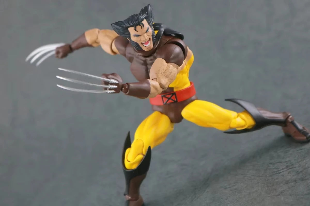 Wolverine Brown Comic Figure | Articulated X-Men Collectible Collectible Figures - The Eezee Shop