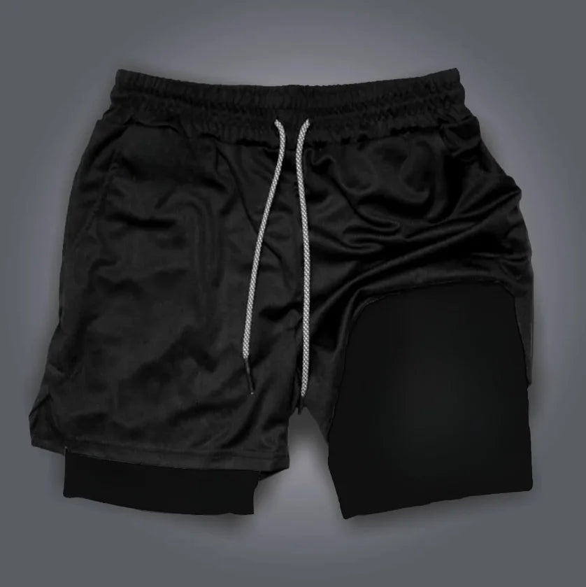 Goku Double-Layer Shorts | Dragon Ball Quick-Dry Gym Shorts Shorts - The Eezee Shop