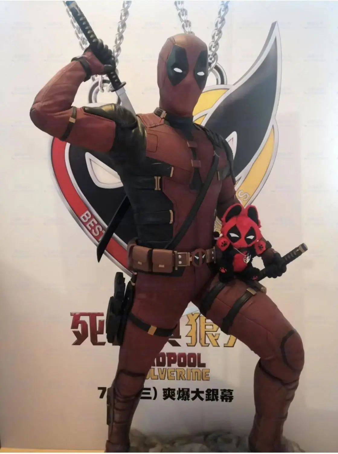 Deadpool Cat Plush | 30cm Stuffed Pillow Doll Plush Toys - The Eezee Shop