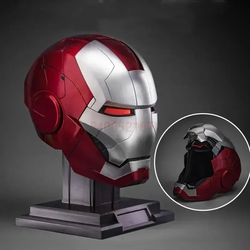 Black Iron Man Mk5 Helmet | Voice-Activated Wearable Helmet Cosplay Masks & Helmets - The Eezee Shop