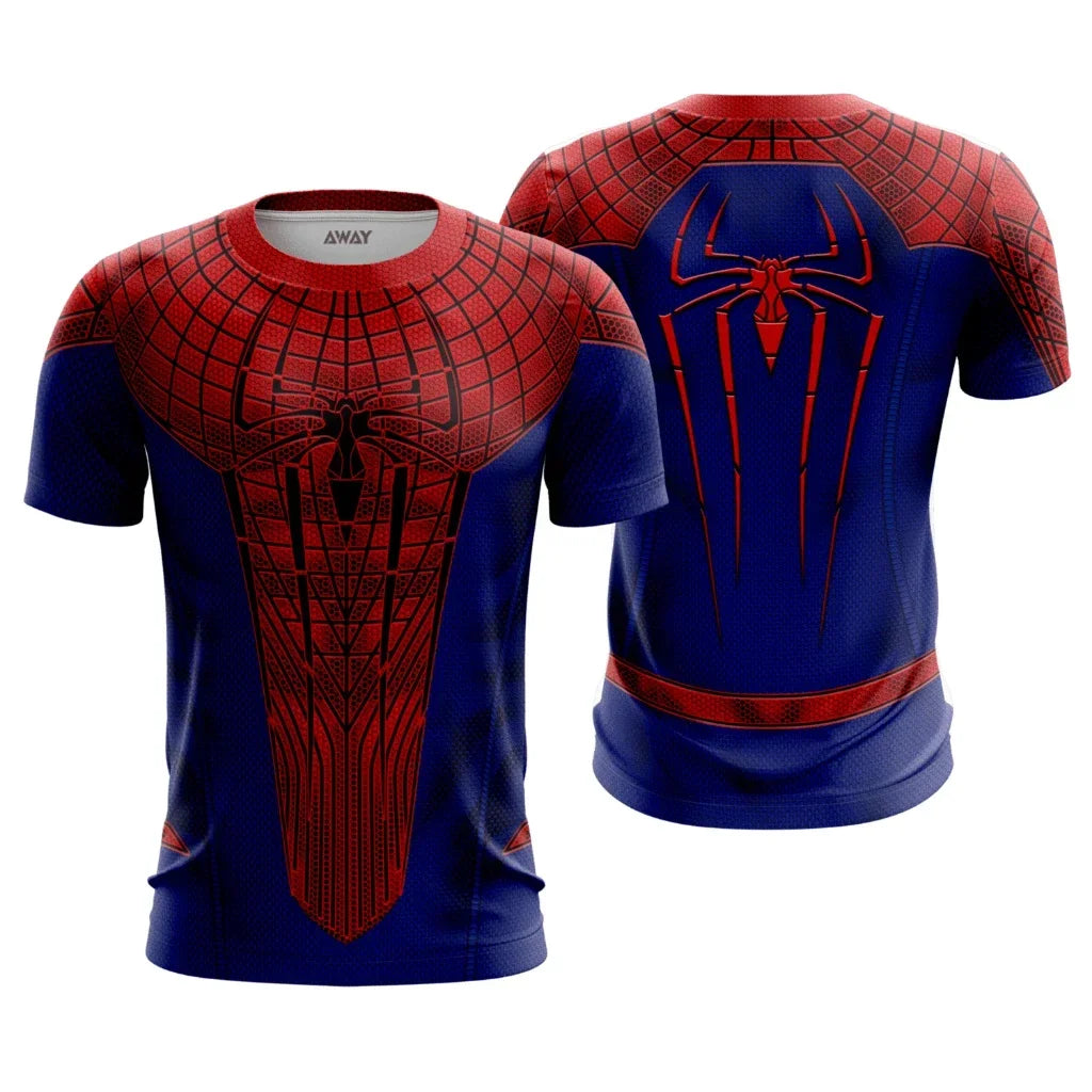 Spider Hero Family Matching Sports Top | Breathable Fitness Tee Gym & Compression Wear - The Eezee Shop
