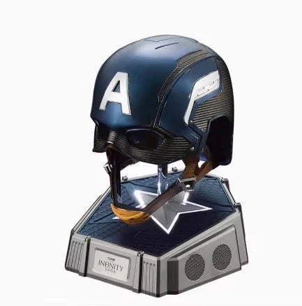 Captain America 1:1 Wearable Helmet | Avengers Display Mask Cosplay Masks & Helmets - The Eezee Shop
