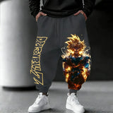 Goku Pure Cotton Pants | Dragon Ball Loose Hip Hop Trousers Joggers & Pants - The Eezee Shop