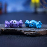 Mini Halloween Skeleton & Pumpkin Figurines | 10-Pack Resin Set Halloween Figurines - The Eezee Shop