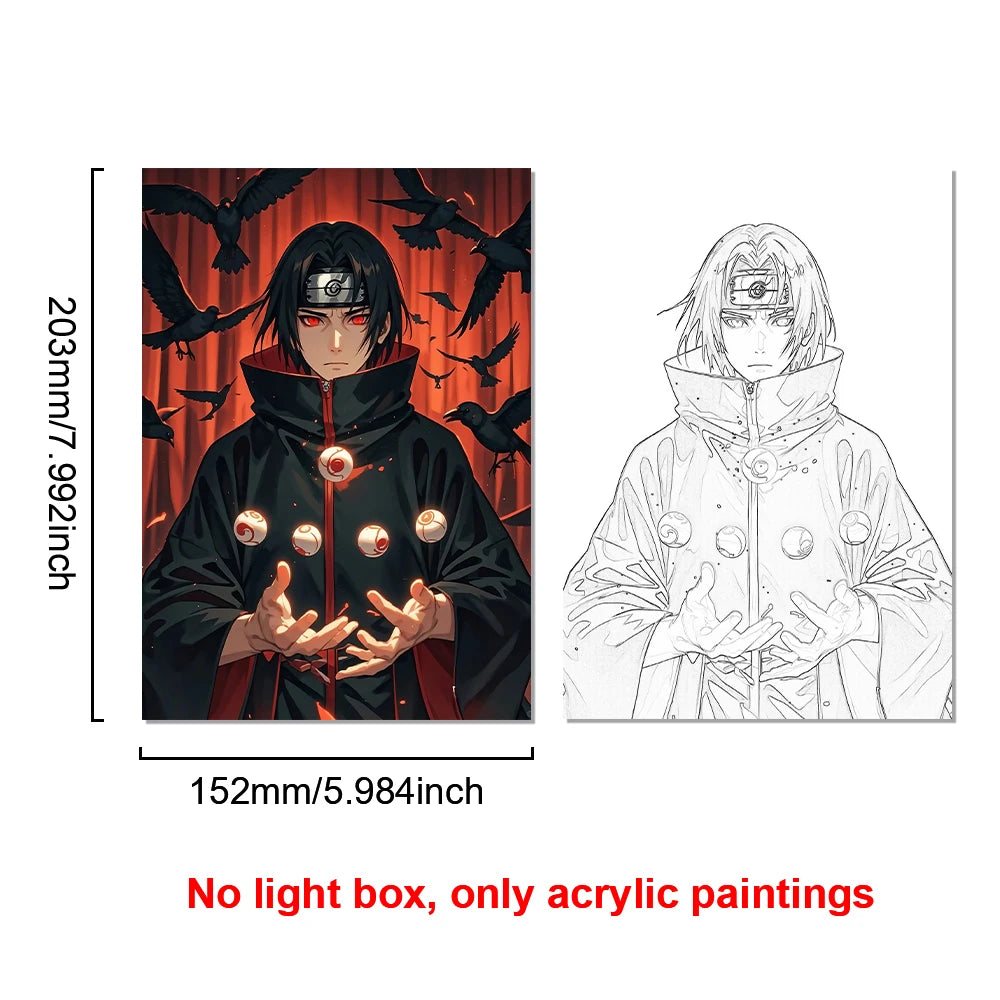 Naruto Light Painting LED Frame | Anime Night Light Wall Decor Lamps & Night Lights - The Eezee Shop