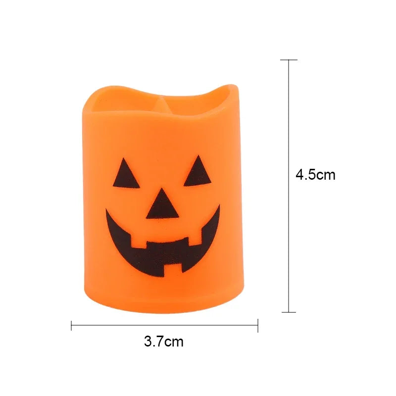 Skull & Ghost Pumpkin LED Candles | Flameless Halloween Lights Halloween Lights - The Eezee Shop