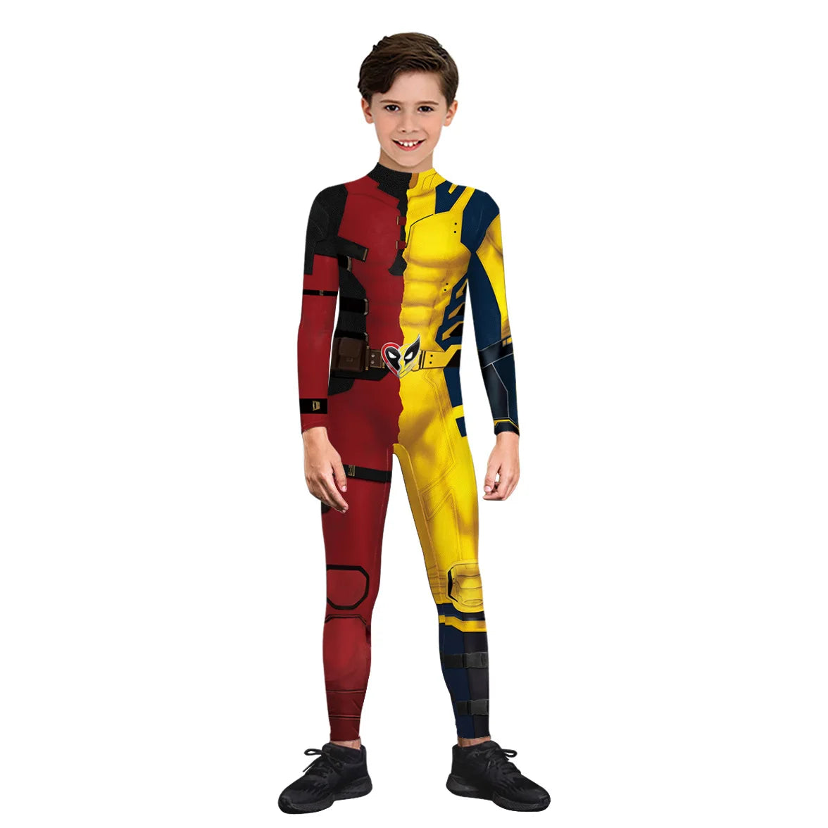 Deadpool & Wolverine Zentai Costume | Men's Superhero Jumpsuit Cosplay Costumes - The Eezee Shop