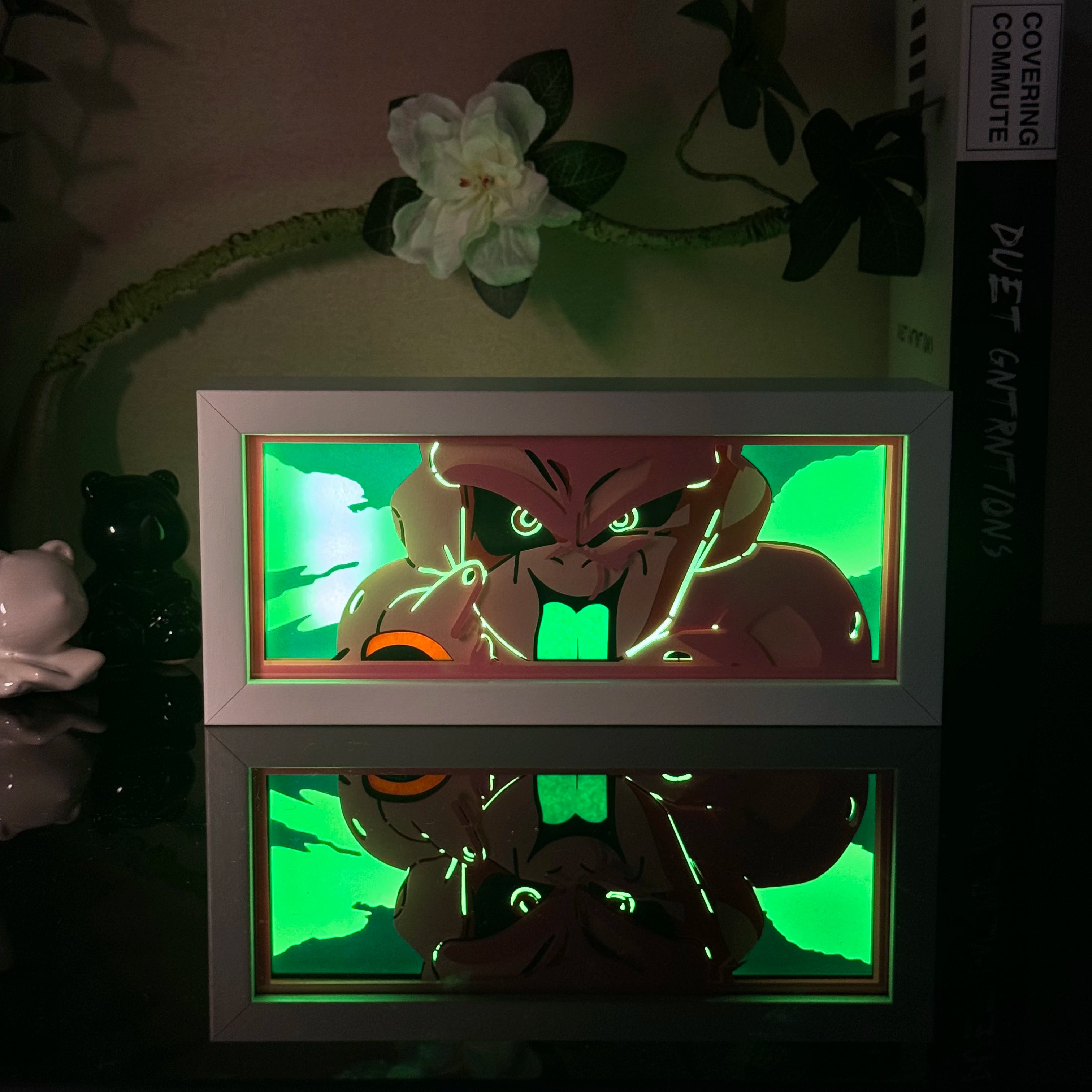 Anime Paper Carved Lamp | 3D LED Color Light Box Lamps & Night Lights - The Eezee Shop