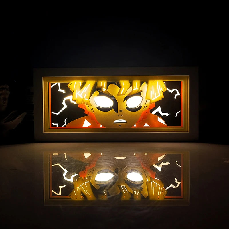 Anime Paper-Cut Light Box | Remote Control Color Night Light Lamps & Night Lights - The Eezee Shop