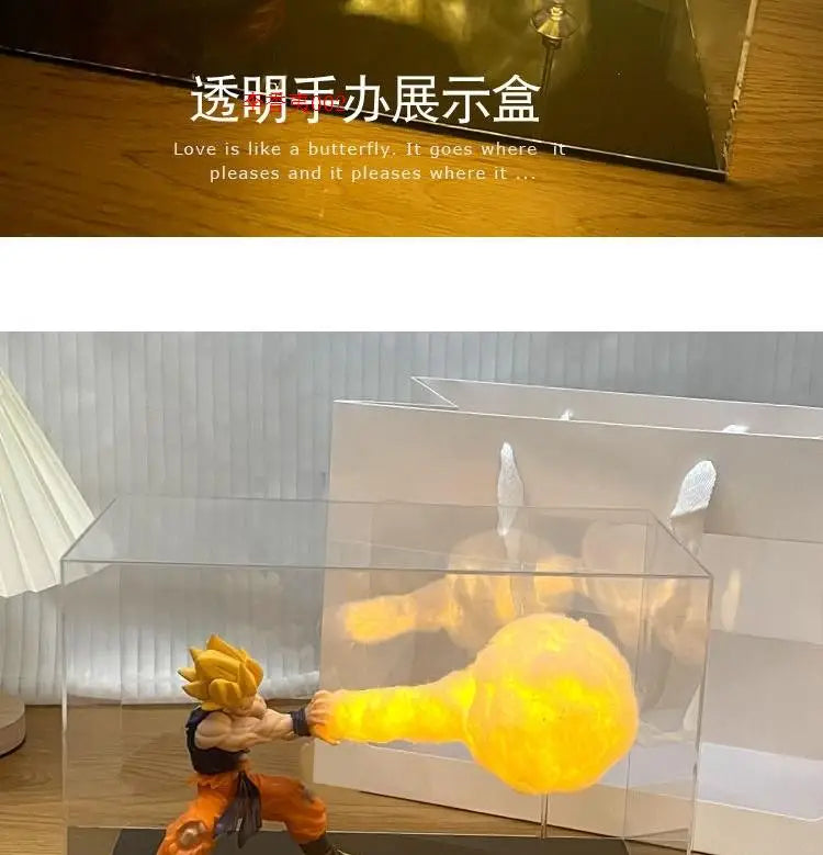 Goku Kamehameha LED Lamp | Rechargeable USB-C Night Light Lamps & Night Lights - The Eezee Shop