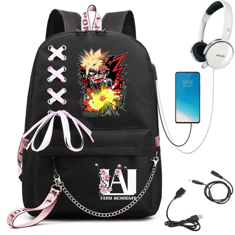 My Hero Academia Student Backpack | Lightweight Anime Daypack Backpacks - The Eezee Shop