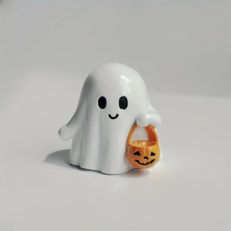 Cute Anime Pumpkin Statue | Halloween Resin Decoration Halloween Figurines - The Eezee Shop