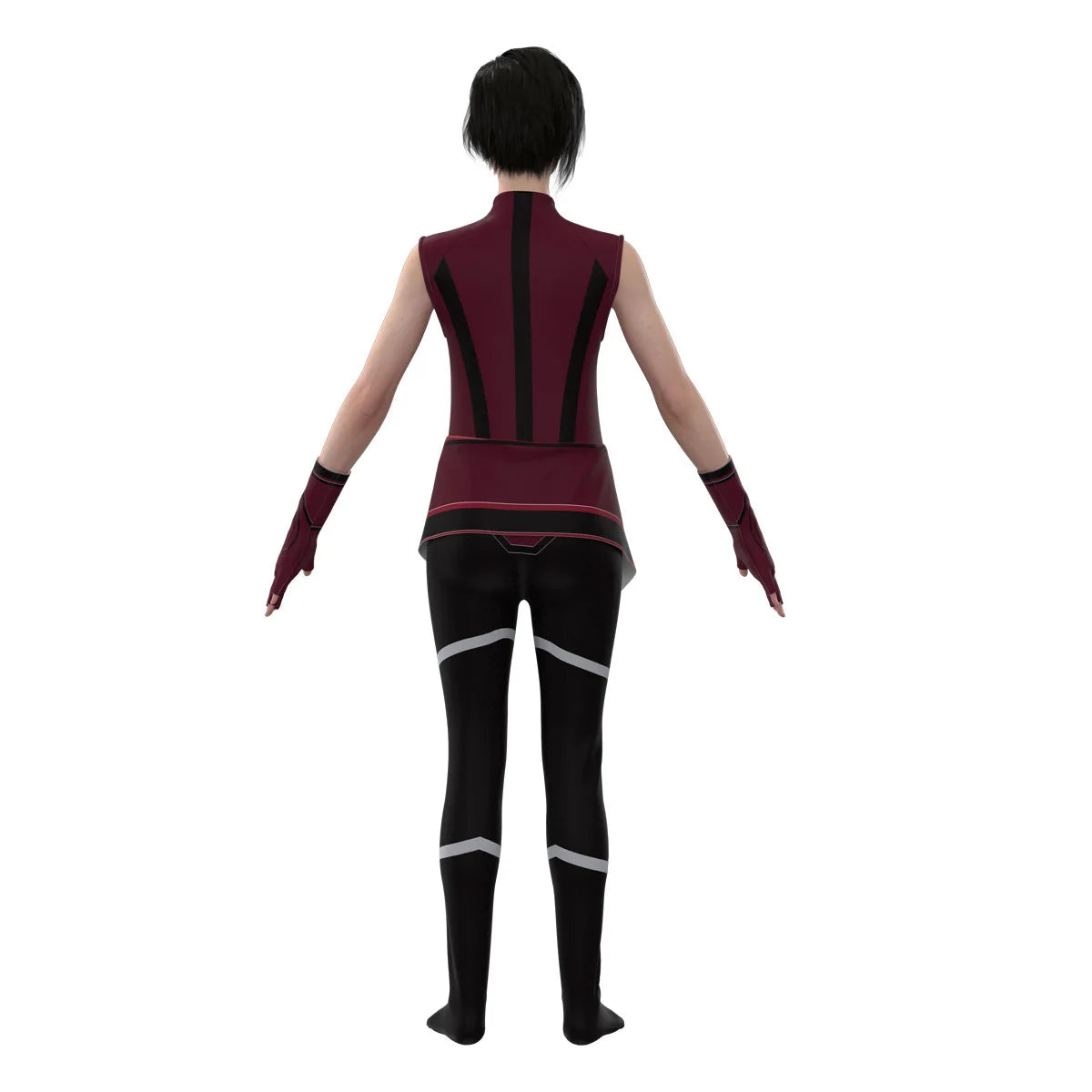 Scarlet Witch Cosplay Costume | Headpiece, Cloak & Pants Set Cosplay Costumes - The Eezee Shop