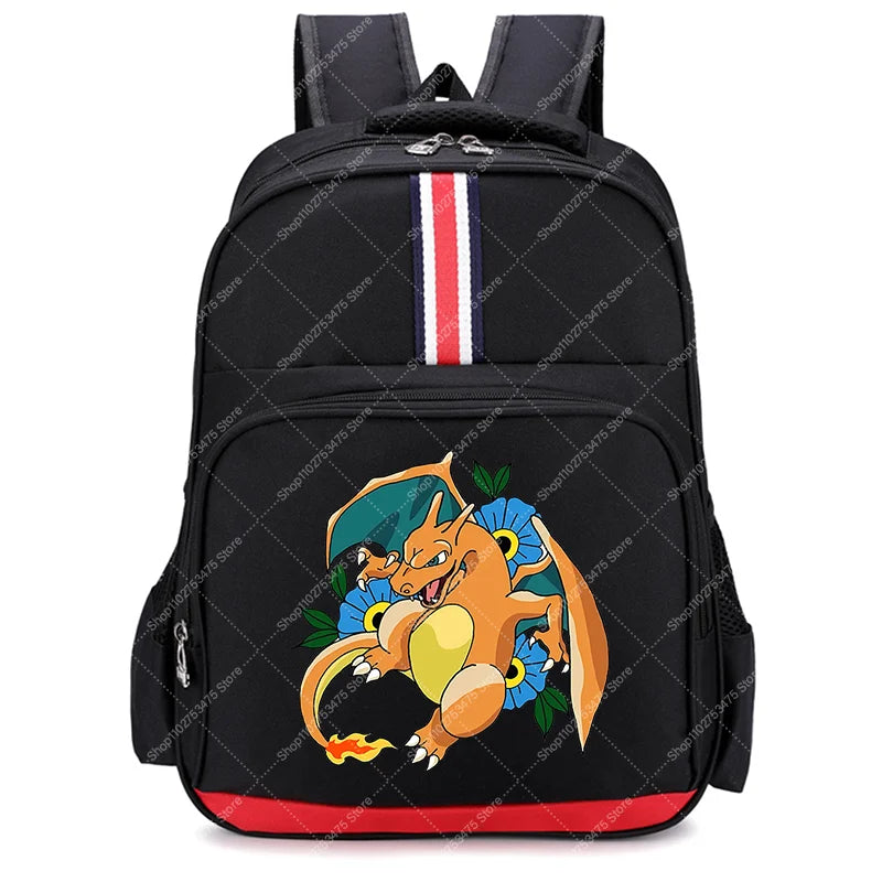 Pokemon Kids Backpack | Squirtle & Psyduck Large School Bag Backpacks - The Eezee Shop
