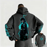Muichiro Tokito Fleece Hoodie | Demon Slayer Plus Size Pullover Hoodies & Sweatshirts - The Eezee Shop