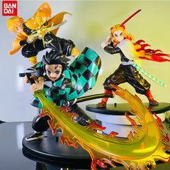 Demon Slayer Tanjiro Zenitsu Rengoku Anime T-Shirt Kimetsu no Yaiba Trio Graphic Tee | TheEezeeShop Anime Figure - The Eezee Shop