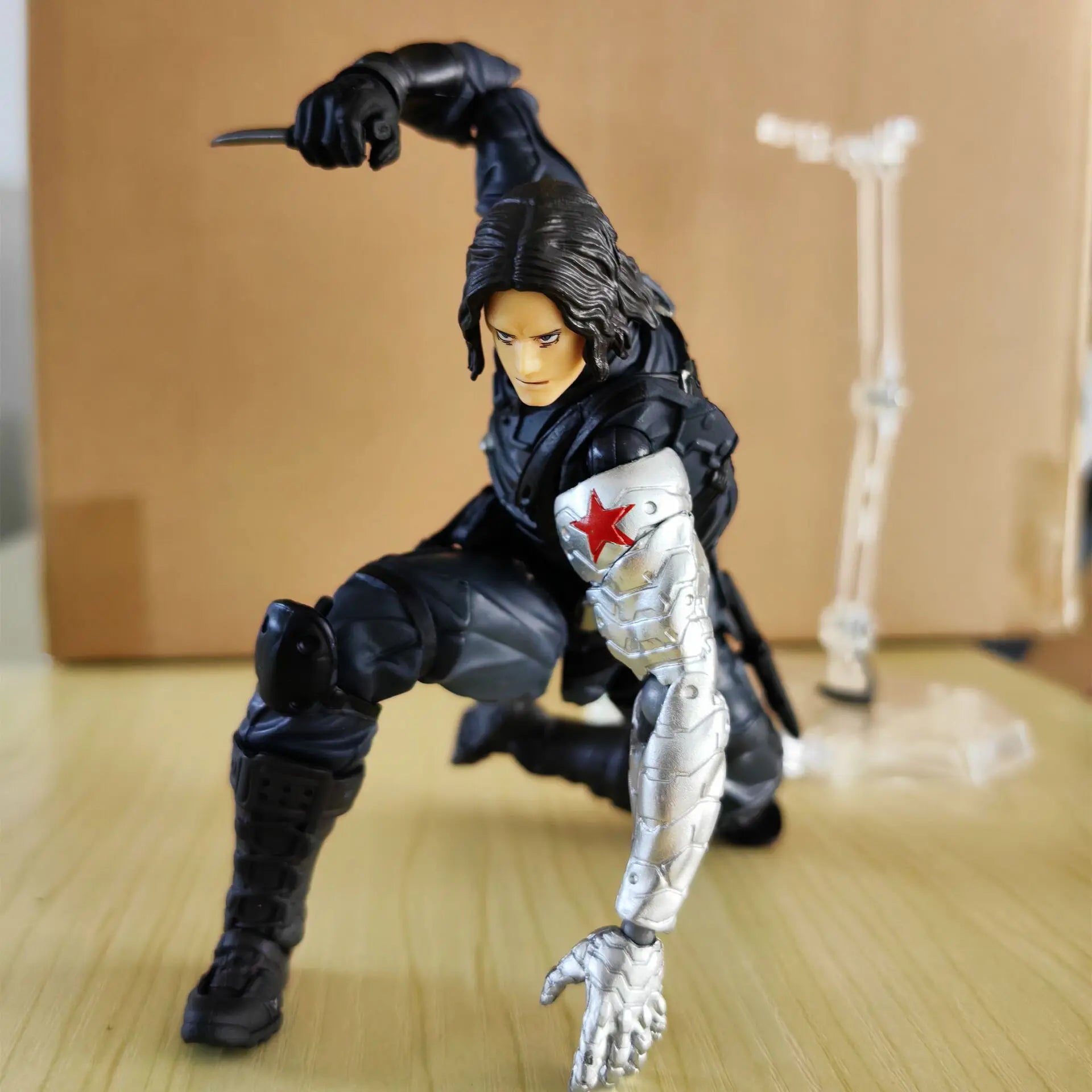Moon Knight & Winter Soldier Articulated Mini Figure Set Collectible Figures - The Eezee Shop