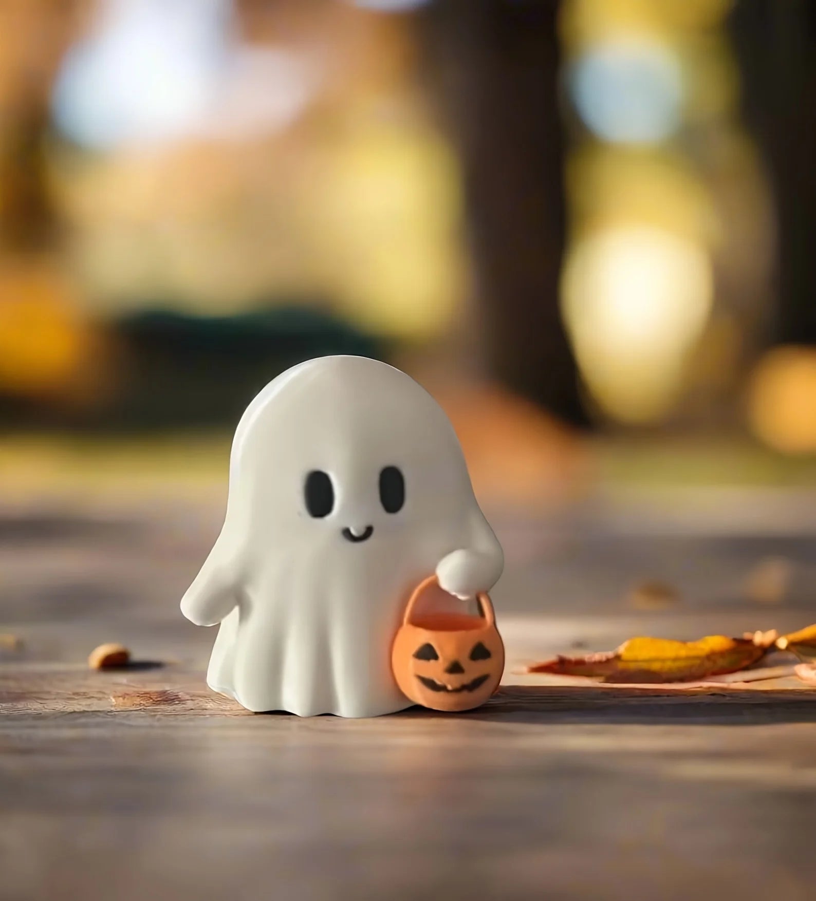 Cute Anime Pumpkin Statue | Halloween Resin Decoration Halloween Figurines - The Eezee Shop