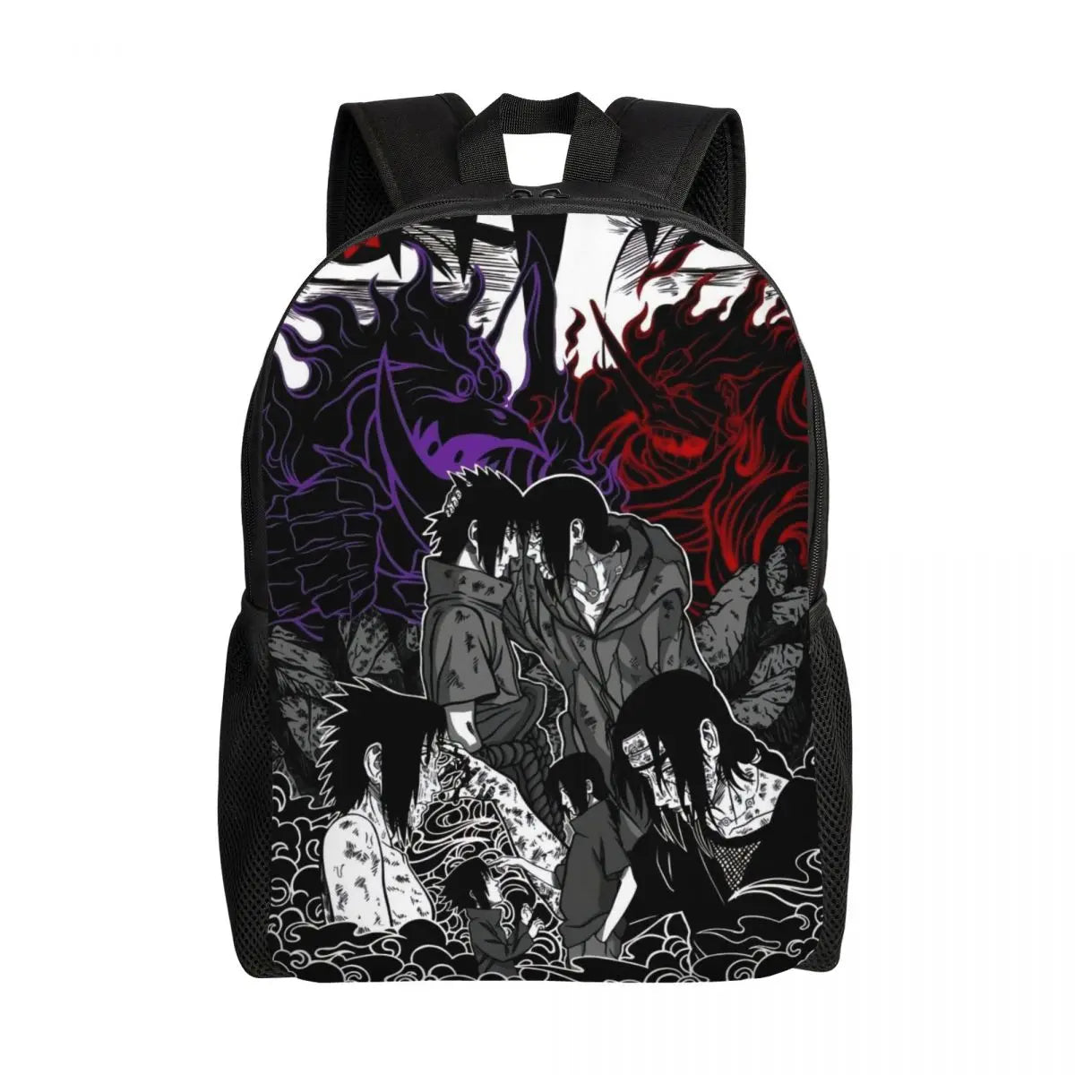 Sasuke Uchiha 3D Backpack | Naruto School & Travel Bookbag Backpacks - The Eezee Shop