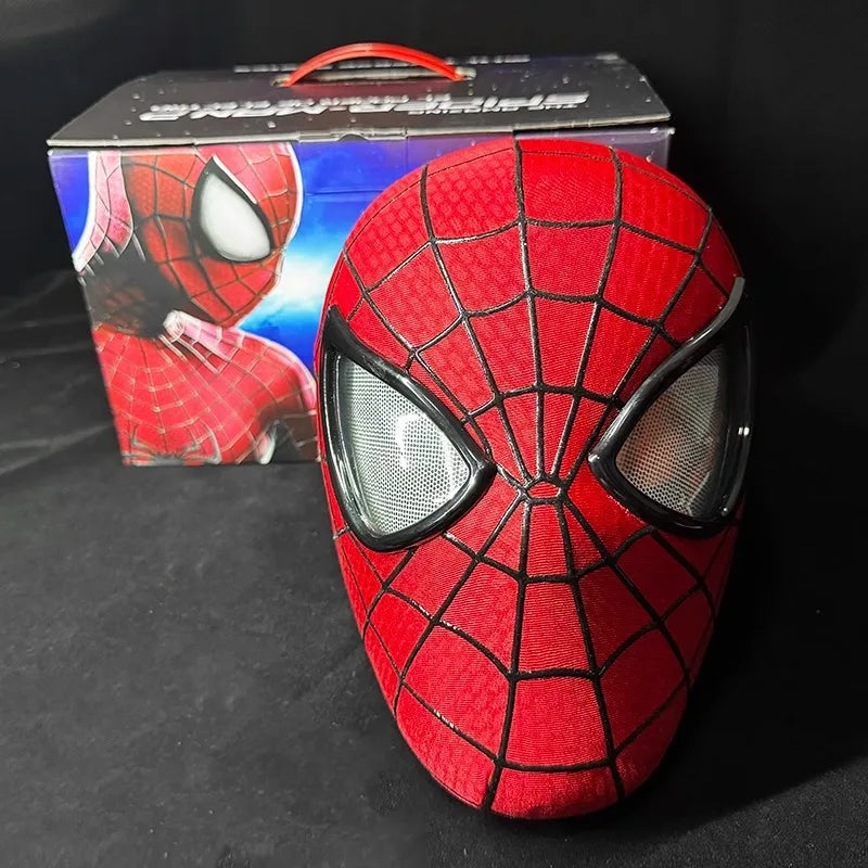 Spider-Man Motorized Eye Mask | Light-Up 1:1 Ring Control Cosplay Masks & Helmets - The Eezee Shop