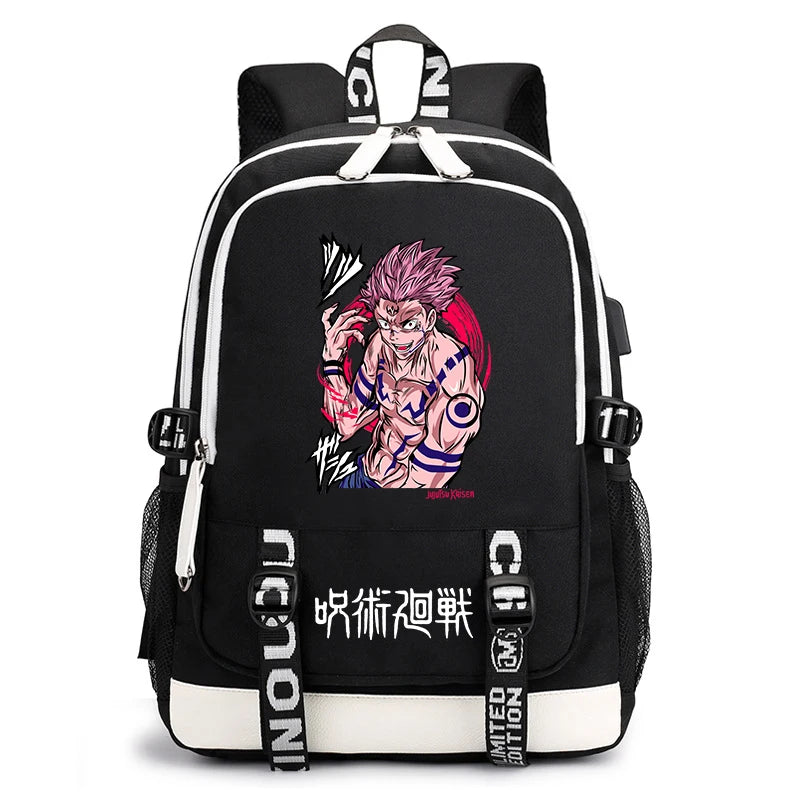 Jujutsu Kaisen Student Backpack | Lightweight Anime Daypack Backpacks - The Eezee Shop